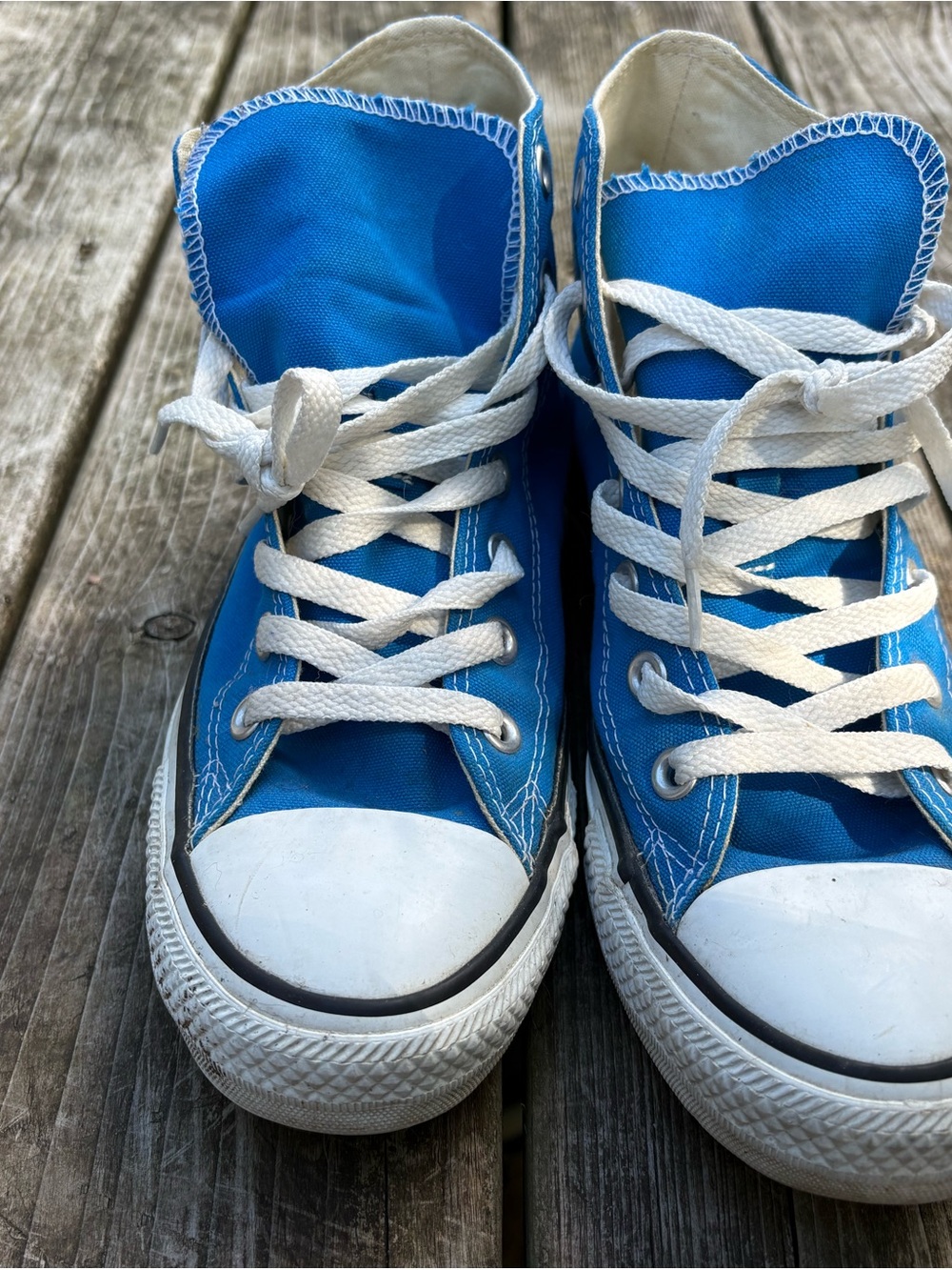 Converse High-Top Canvas Sneakers - Blue